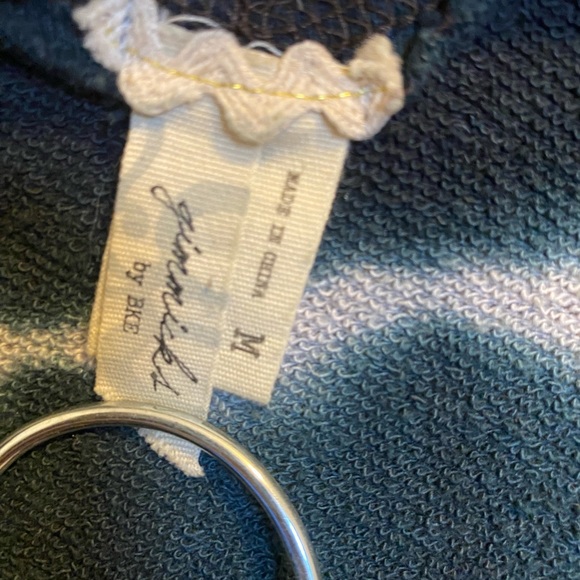 Blue Tie Dye and Light Blue Lace Sweater by Gimmicks by BKE - Picture 5 of 8